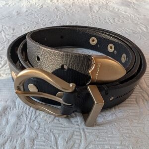 All Saints Studded Leather Belt M/L